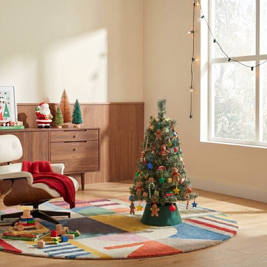 Nearly Natural 3ft. Unlit Wisconsin Slim Snow Tip Pine Artificial Christmas Tree